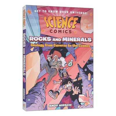 进口原版 Science Comics Rocks and Minerals 科学漫画 岩石与矿藏 英文版 进口英语原版书籍 英文原版   First