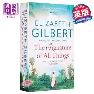 进口原版 英文原版 万物的签名 The Signature of All Things Bloomsbury Publishing PLC