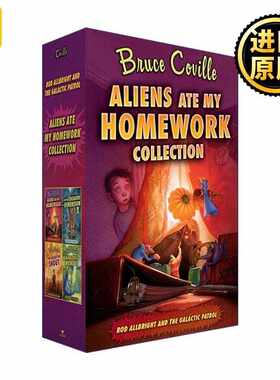 进口原版 外星人吃了我的作业4册盒装 英文原版 Aliens Ate My Homework Collection (Boxed Set) 青少年科幻冒险小说 英文版