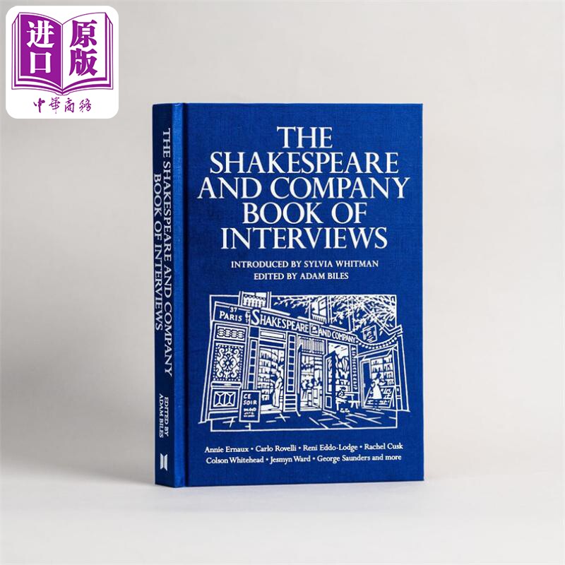 进口原版 *莎士比亚书店访谈集 英文原版 The Shakespeare and Company Book of Interviews Adam Biles 文学理论   Canongate Boo