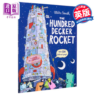 Decker Macmillan 英文原版 The Hundred 进口童书 上百部层层叠火箭 Rocket 带大 进口原版 Mike 儿童亲子太空故事绘本 Smith