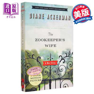 进口原版 *物园长夫人 一个波兰女性的战争回忆 Diane Ackerman 英文原版 The Zookeeper's Wife A War Story   W. W. Norton  Com