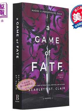 进口原版 *命运的游戏 古希腊冥界传说系列2 A Game of Fate 英文原版 Scarlett St Clair 国际流行小说 奇幻小说   Sourcebooks