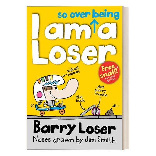 进口原版 Barry Loser I Am So Over Being a Loser 英文版 我已经厌倦了做一个倒霉蛋 倒霉蛋巴里幽默漫画小说 英文原版 进口