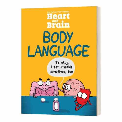 进口原版 Heart and Brain Body Language An Awkward Yeti Collection 我身体里的恶作剧 天生不动派 英文版 进口英语原版书籍