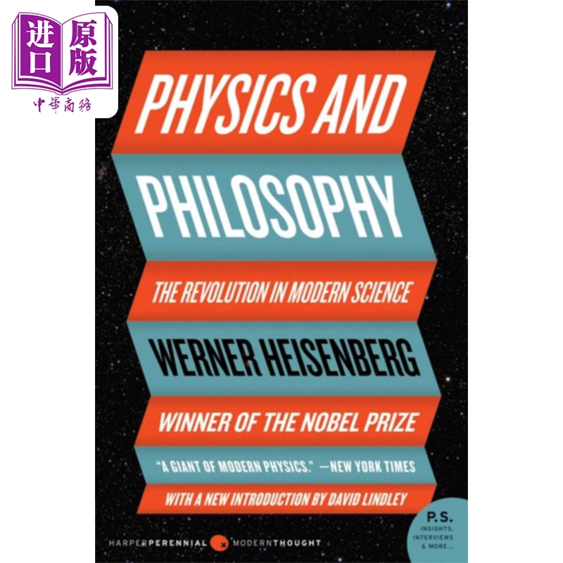 中商原版 *物理学和哲学 海森堡 Physics and Philosophy Revolution in Modern Science 英文原版 Werner Karl Hei   Harper Coll