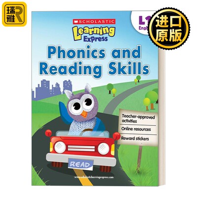 进口原版 学乐自然发音和阅读技能 英文原版 Scholastic Learning Express L1 Phonics and Reading Skills 英文版 进口英语原
