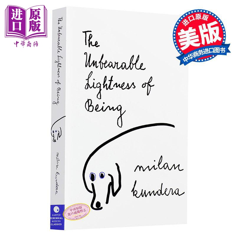 进口原版 *米兰昆德拉 不能承受的生命之轻 英文原版 文学小说 书 The Unbearable Lightness of Being Milan Kunde   Harper Coll