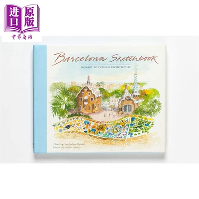 进口原版 *Barcelona Sketchbook 英文原版 巴塞罗那写生   Laurence King