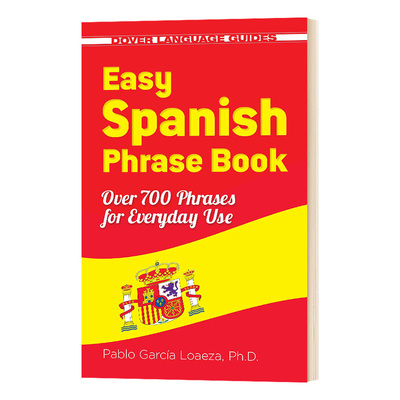 进口原版 简易西班牙语短语手册-新版 英文原版 Easy Spanish Phrase Book NEW EDITION 英文版 Garcia Loaeza 进口英语书籍