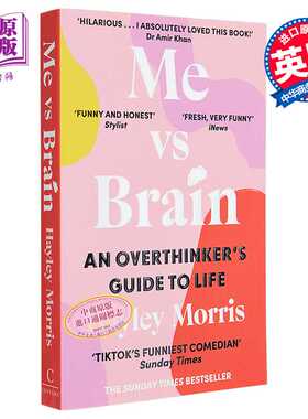 进口原版 *我与大脑 过度思考者的生活指南 ins百万博主海莉 莫里斯 Me vs Brain 英文原版 Hayley Morris   Century(RHUK)
