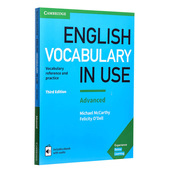 英语 with 配答 Advanced CAMBRIDGE third English Vocabulary 进口原版 Book 英式 Answe剑桥高级英语词汇 Use edition