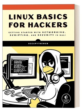 进口原版 英文原版 Linux Basics for Hackers 黑客基础教程 计算机 联网和系统管理 英文版 进口英语原版书籍   No Starch Press