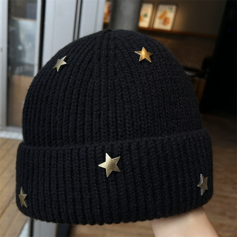 毛线帽出游休闲男女秋冬针织帽