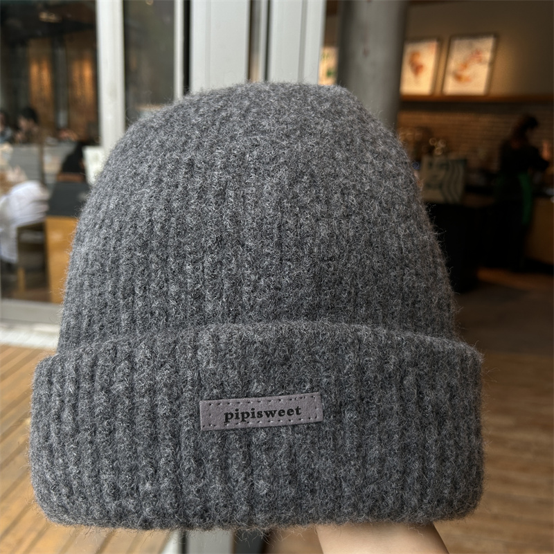 毛线帽逛街休闲男女冬季针织帽