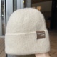 新款 加绒百搭包头帽冷帽 针织帽女毛线帽秋冬毛绒防寒保暖帽子韩版