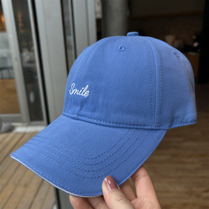 2026春夏韩版夹心字母刺绣棒球帽子女休闲时尚宽檐遮阳防晒鸭舌帽