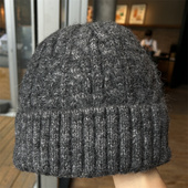 毛线帽子女冬季 2024新款 麻花大头围针织帽显脸小加厚保暖护耳冷帽