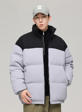 轻奢款超轻薄羽绒服男士短款2025秋冬季新款立领休闲保暖男装外套