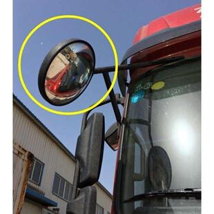 适配东风天锦天龙多利卡D9D12大力神三环前视镜下视镜前车头圆镜