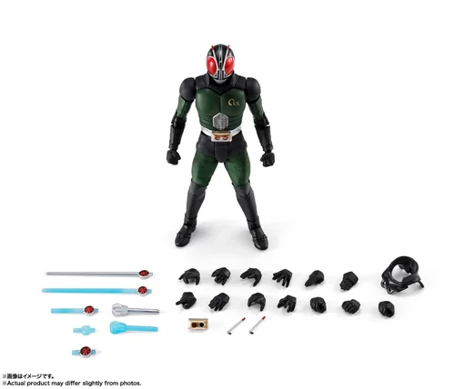 现货 日版 万代 SHF 假面骑士Black RX 暗日重生 真骨雕 可动人偶