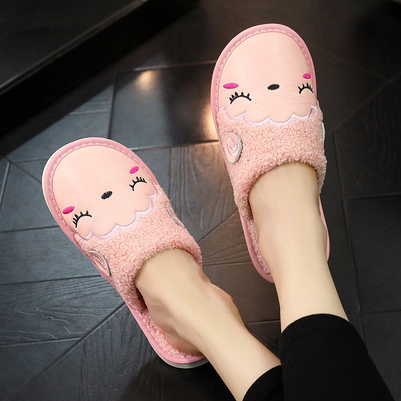 冬季儿童棉拖鞋女家用男卡通拖鞋