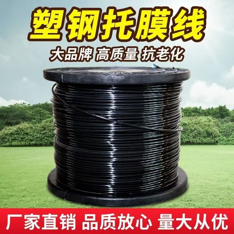塑钢线托膜大棚线百香果压膜线葡萄架拉线搭架养殖网床专用遮阳网