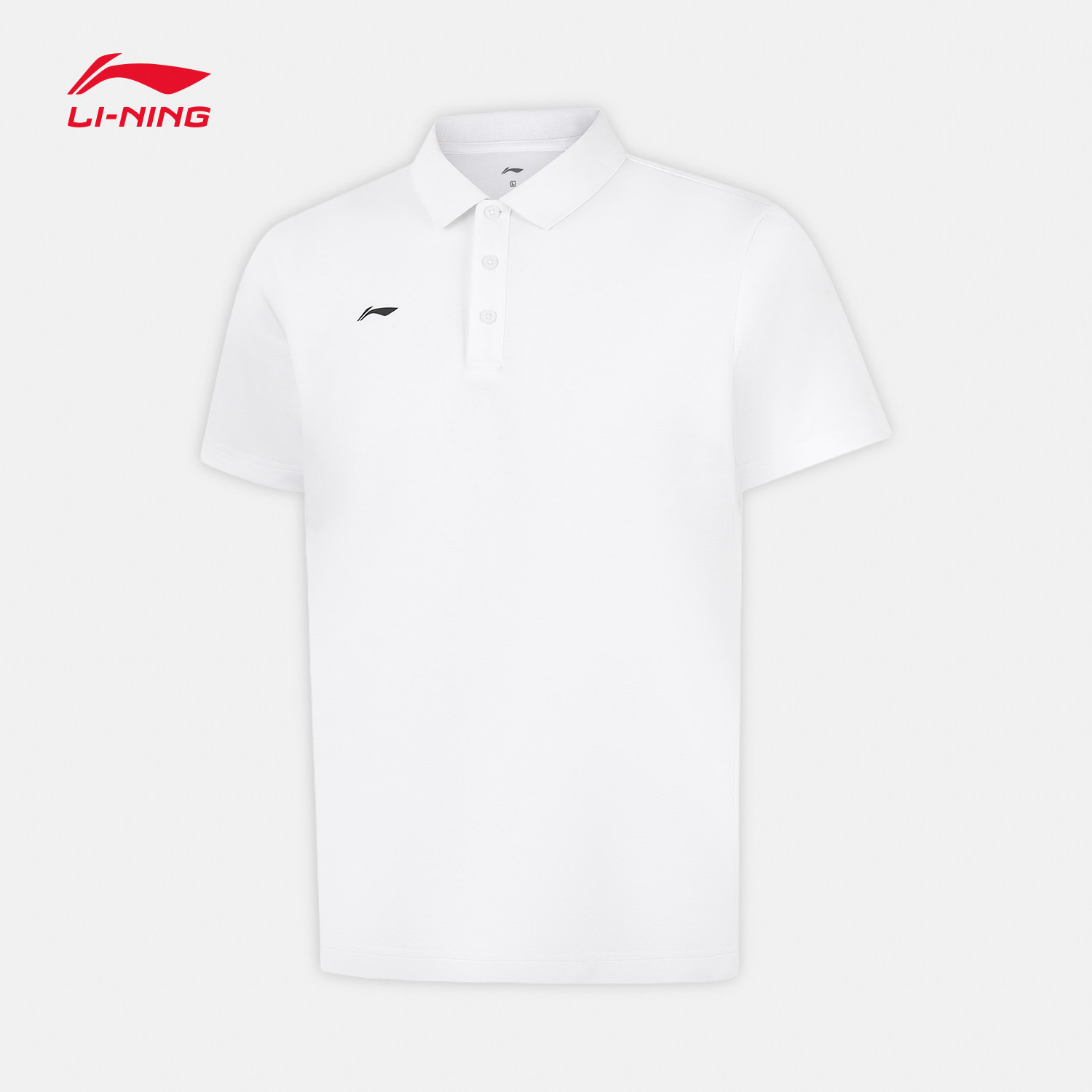 李宁短袖POLO衫男士2026新款运动生活系列夏季休闲翻领针织运动服