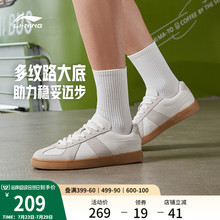 李宁云川德训鞋女鞋夏季新款经典复古T头鞋薄底低帮板鞋运动鞋子
