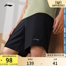 夏季 跑步裤 子梭织运动裤 男士 健身2024新款 李宁速干运动短裤 男装