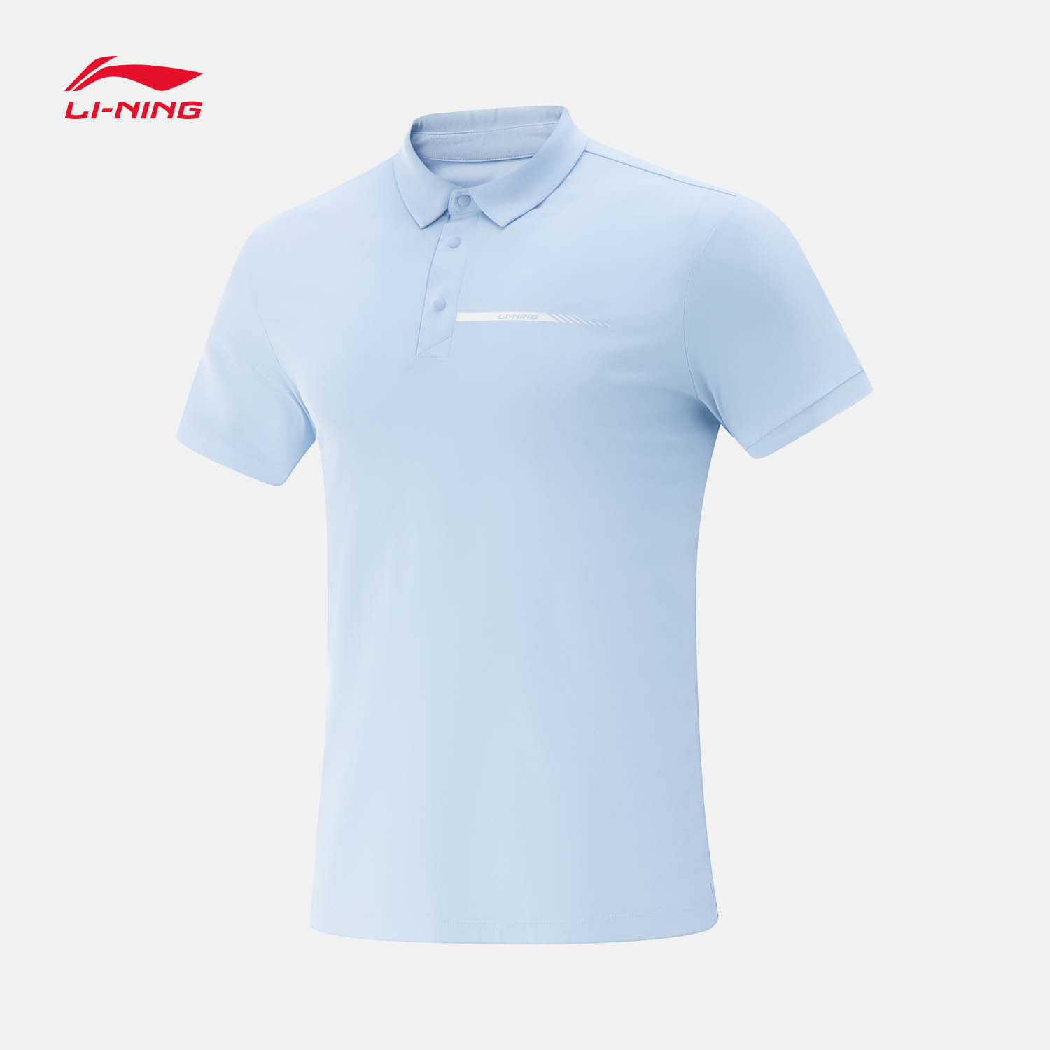 李宁短袖POLO衫男士2025新款健身系列冰感舒适男装吸湿排汗运