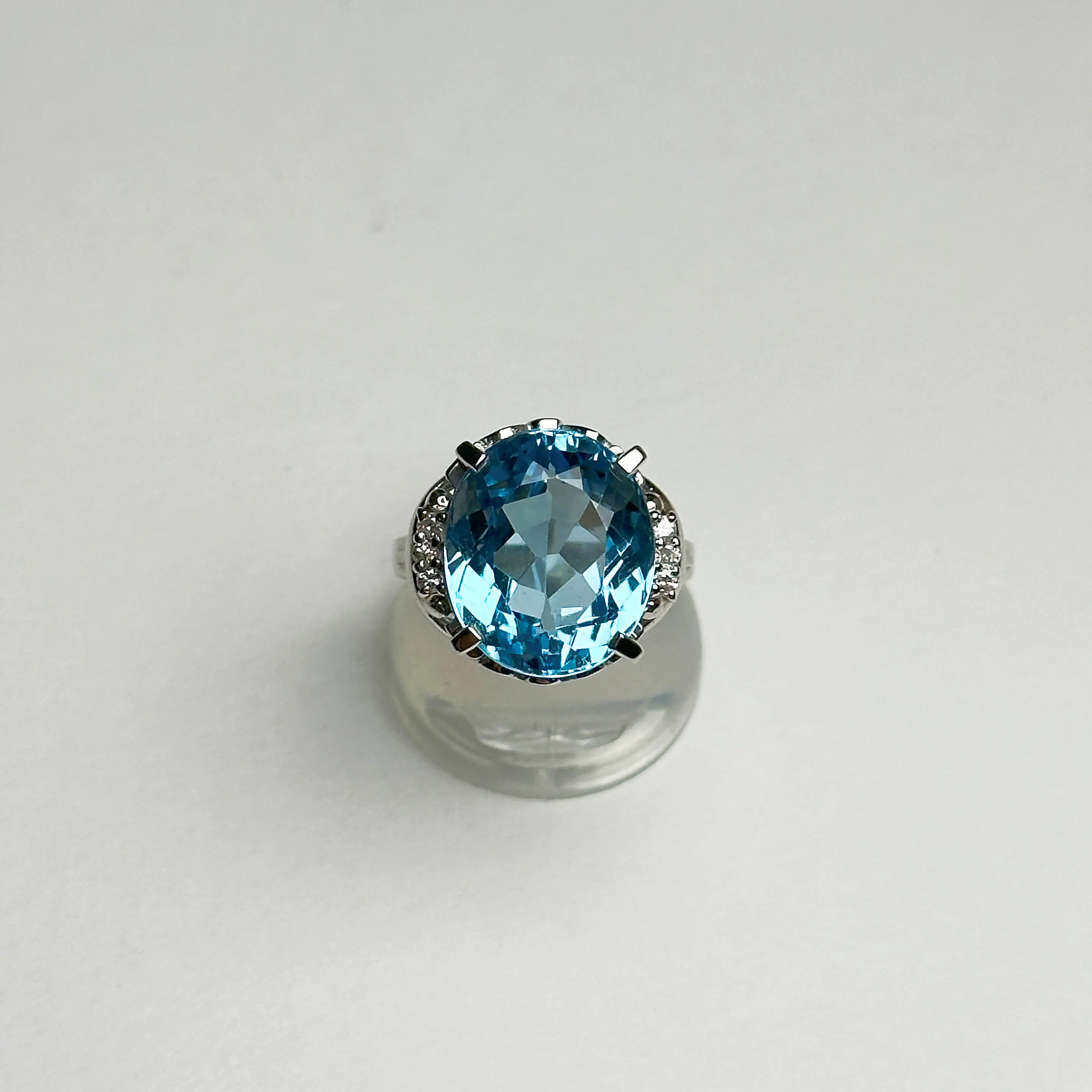 日本中古饰品 托帕宝石11.54克拉钻石9分pt900材质戒指重 9.4g,饰品/流行首饰/时尚饰品新,戒指/戒面,淘宝优惠券,粉丝福利购,淘宝优惠卷