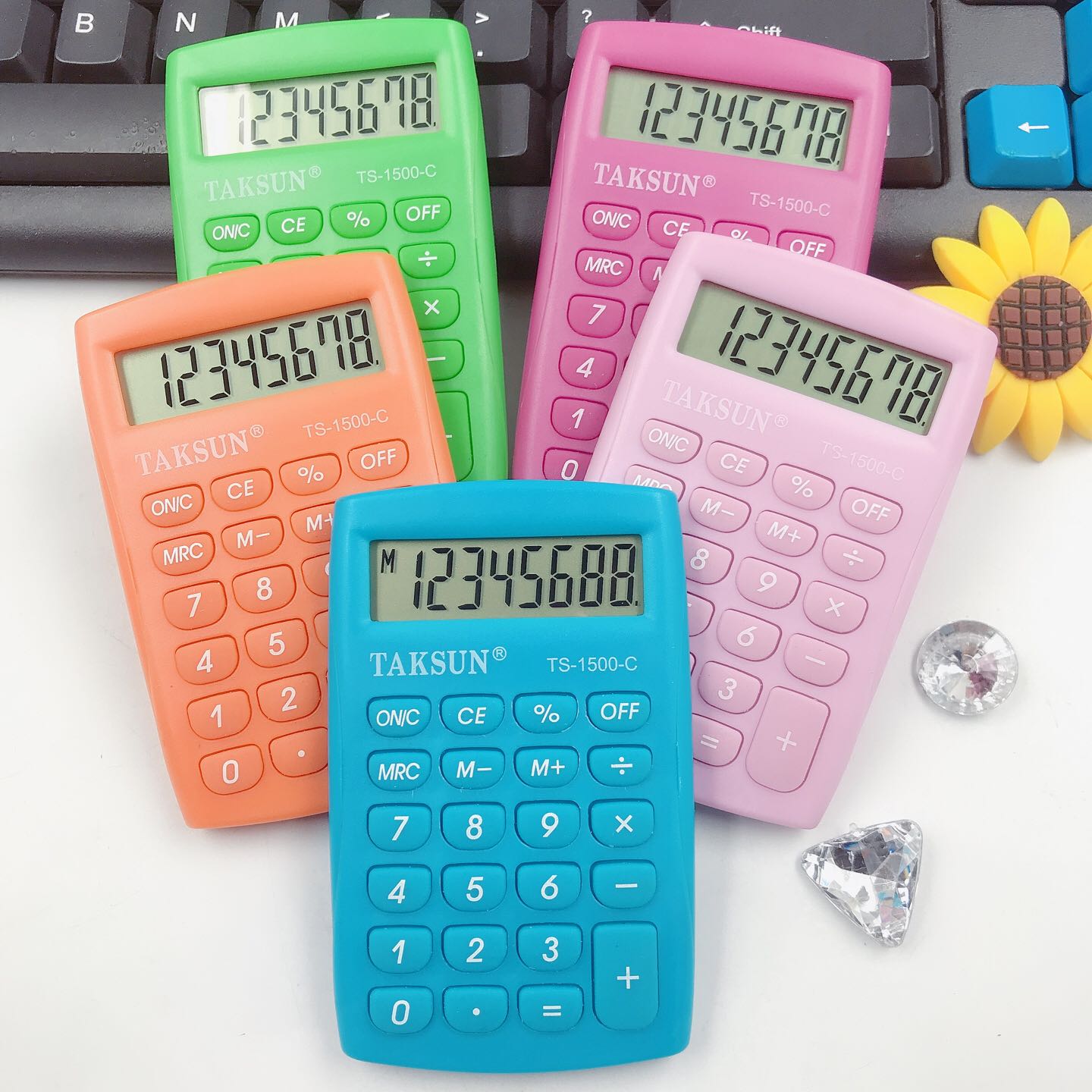 计算器小巧便携式小型随身携带迷你可爱中小学生四年级计算机记算