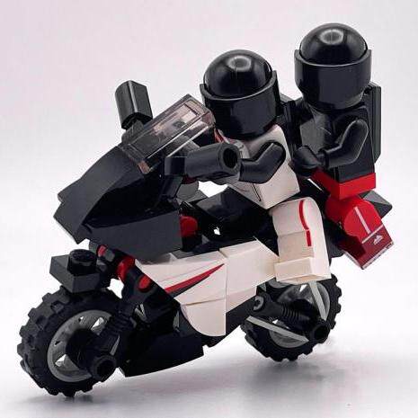 小颗粒积木电子版搭建步骤图纸宝马S1000RR MOC-178164