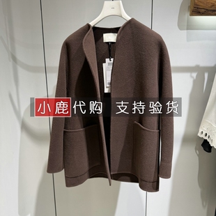 LESS女装专柜正品国内代购秋冬款羊毛羊绒毛呢大衣2PA814520/4695