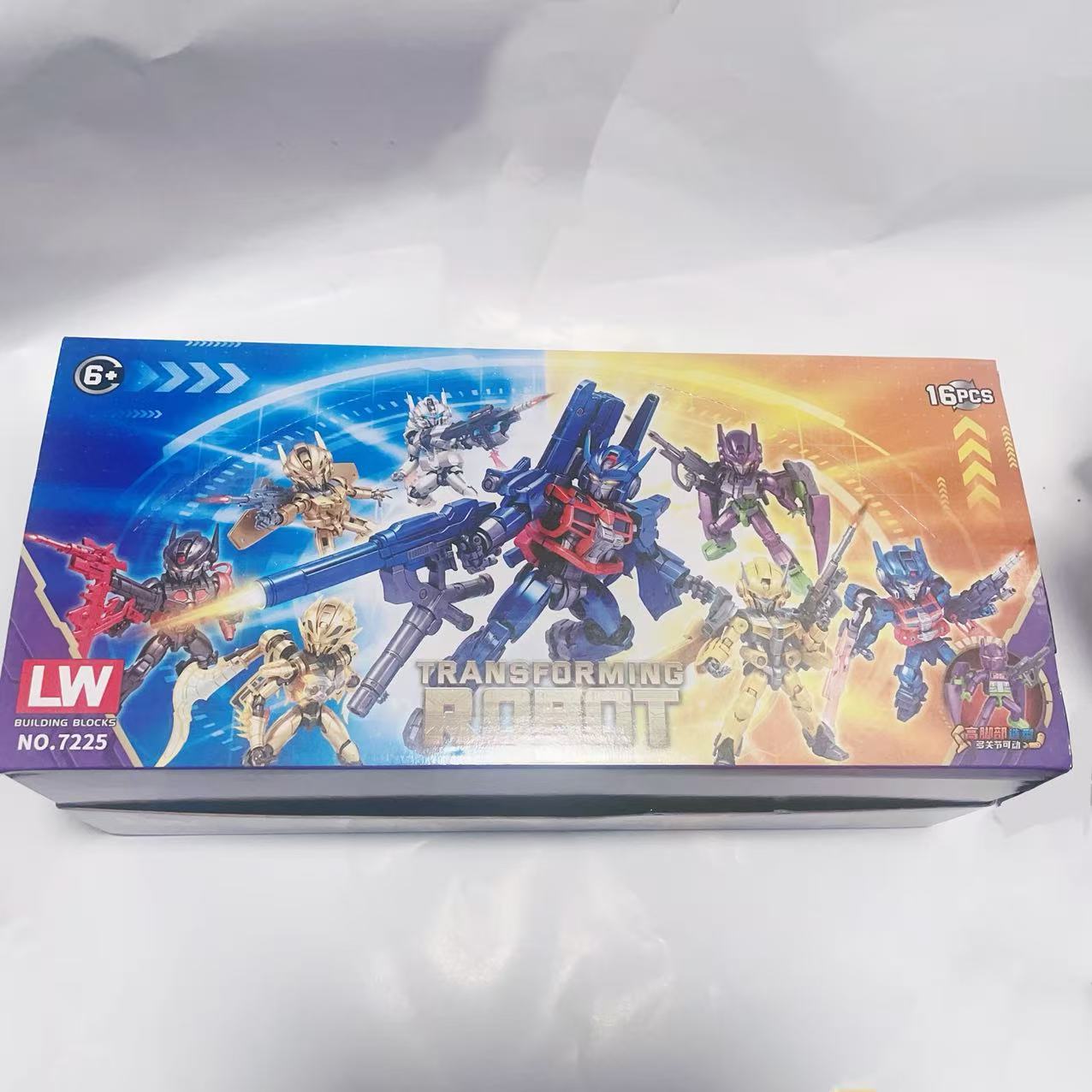 7225变形机甲积木关节可动人仔拼插拼装积木玩具