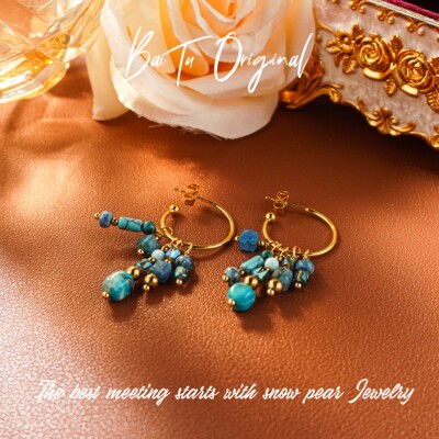 【柏荼】铜合金 原创时尚 WE0605耳环