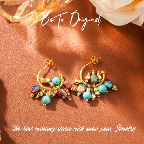 【柏荼】松 原创设计 WE0164 耳环