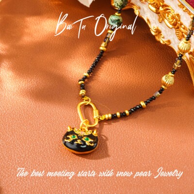 【柏荼】铜   轻奢手工 WX0080 项链·中长