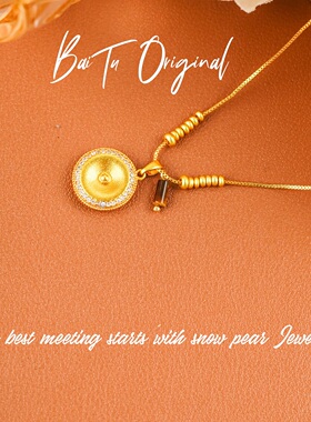 【柏荼】铜   原创设计 轻奢手工 WX0096 项链·中长