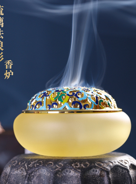 琉璃珐琅彩香炉香篆打篆工具香道