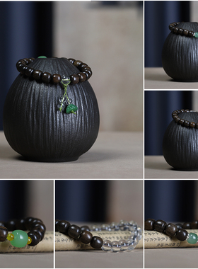 菩萨棋木质单圈民族风老型珠手串