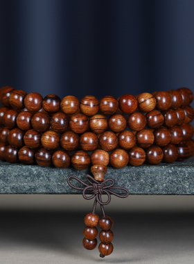 黄花梨手串批发老料108颗男女款