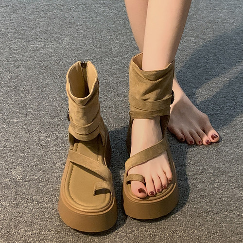 凉鞋女款2026新款夏季复古