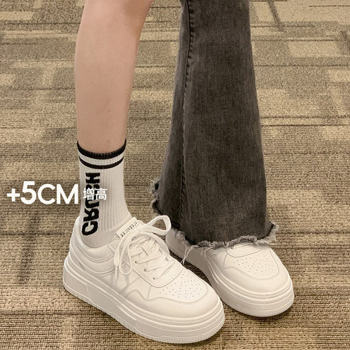 厚底小白鞋女2026新款秋季