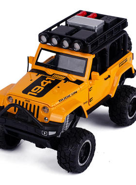 新款 嘉业大脚吉普车开门玩具越野车合金汽车模型32337盒装