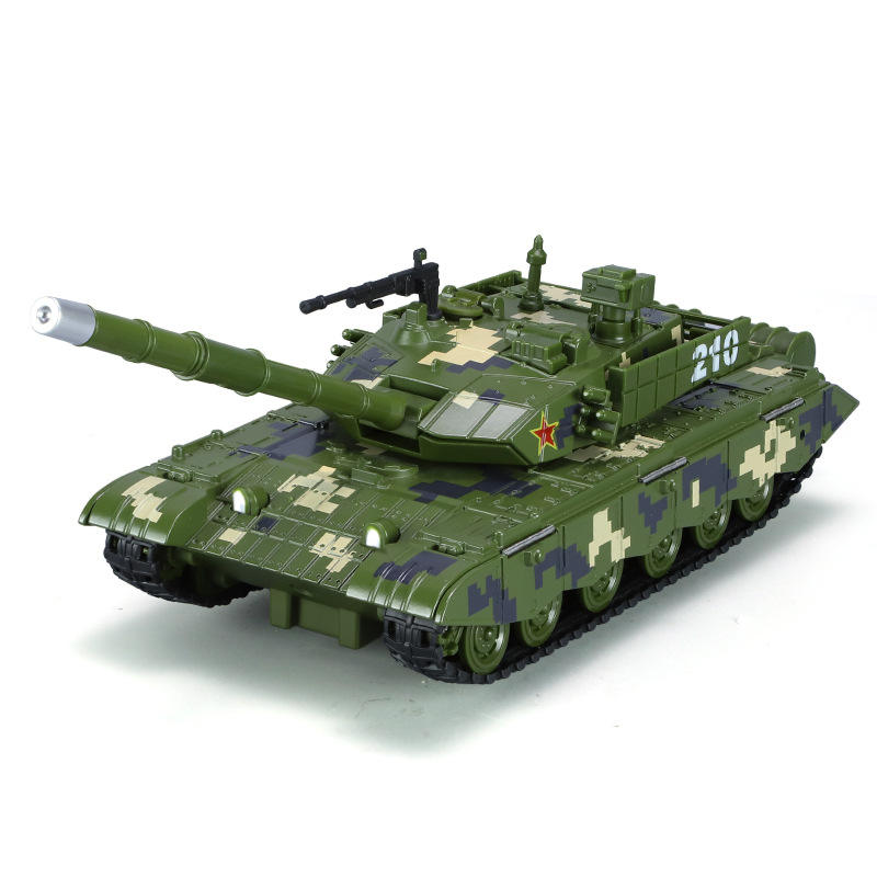1:35合金声光99A坦克喷雾开关旋转模型儿童玩具 热销工厂