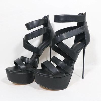 个性时装高跟鞋罗马高水台凉鞋女women sandals heels时装凉鞋