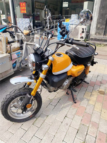 斯托纳猿猴125后脚踏无损安装