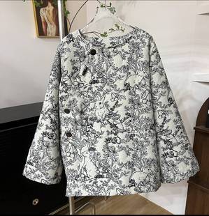 抖音同款 民族国风夹棉保暖棉服 新中式